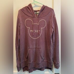 Disney Thin Mickey Purple Vintage Sweatshirt